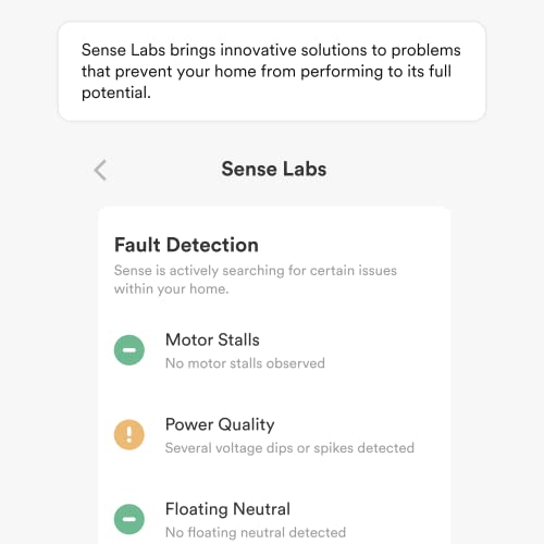 Sense Energy Monitor - Track Electricity Usage in Real Time and Save Money - Meets Rigourous ETL/Intertek Safety Standards