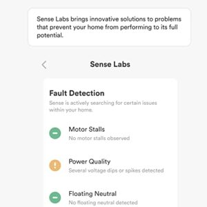 Sense Energy Monitor with Solar – Track Electricity Usage and Solar Production in Real Time Meets Rigorous ETL/Intertek Safety Standards