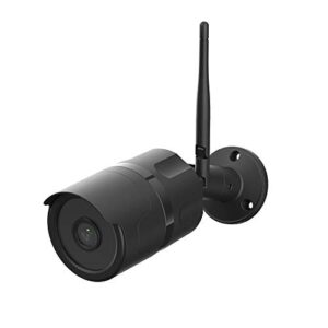 feit electric cam/wm/wifi 1080p hd outdoor wifi smart home security camera with night vision, 2-way audio, black