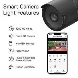 Feit Electric CAM/WM/WiFi 1080p HD Outdoor WiFi Smart Home Security Camera with Night Vision, 2-Way Audio, Black