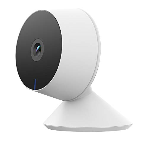 Feit Electric CAM1/WIFI 1080p HD Indoor WiFi Smart Home Security Camera with Night Vision, 2-Way Audio, Works with Alexa & The Google Assistant, White