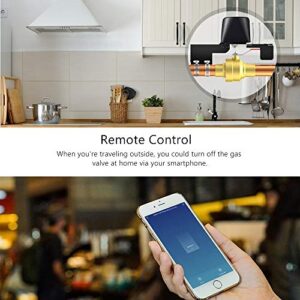 Owfeel WIFI & Bluetooth Smart Water Valve, Shutoff WIFI Control Water Valve Compatible With Alexa, Google and Application Program iOS/Android