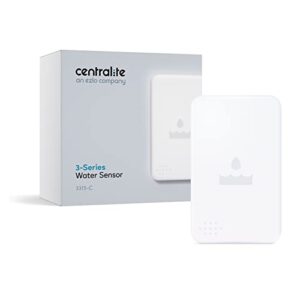 centralite water leak sensor – monitors your whole home for leaks – detects water leaks in the kitchen, bathroom, basement, or laundry room – works with smartthings, hubitat, ezlo, vera, and zigbee