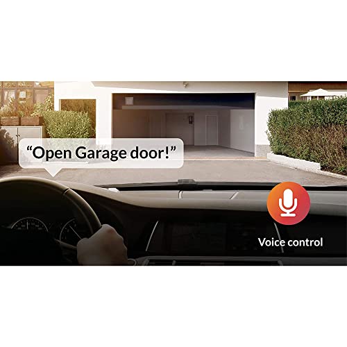ismartgate LITE Smart Garage Door Opener Remote, APP Control, Compatible with Apple Homekit, Amazon Alexa, Google Assistant, IFTTT, Compatible with All Garage doors. Wireless sensor included.