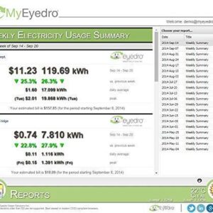 Eyedro Home Solar & Energy Monitor - Track, React, Save Money - View Your Energy Usage in a Variety of Ways via My.Eyedro.com (No Fee) - Electricity Costs in Real Time - Net Metering - EYEFI-4 (WIFI)