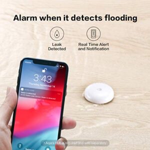 Aqara Smart Hub M1S Plus Aqara Water Leak Sensors, Wireless Water Leak Detector For Alarm System and Smart Home Automation