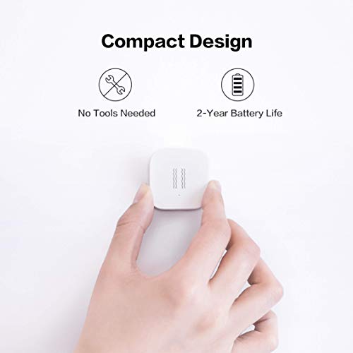 Aqara Water Leak Sensor Plus Aqara Vibration Sensor, REQUIRES AQARA HUB, Zigbee Connection, For Remote Monitoring, Alarm System and Smart Home Automation