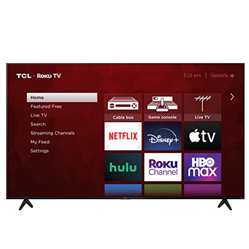 TCL 50" Class 5-Series 4K UHD QLED Dolby Vision & Atmos, VRR, AMD FreeSync, Smart Roku TV - 50S555 (2022 Model) ,Black