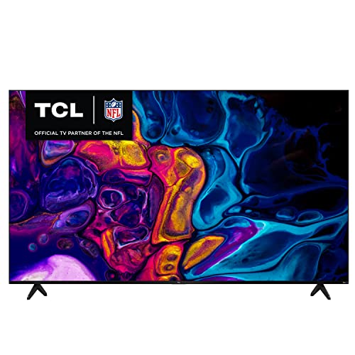 TCL 75" Class 5-Series 4K UHD QLED Dolby Vision & Atmos, VRR, AMD FreeSync, Smart Roku TV - 75S555 (2022 Model),Black