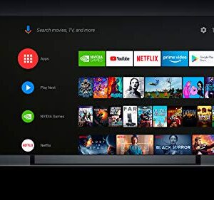 NVIDIA SHIELD Android TV Pro Streaming Media Player; 4K HDR movies, live sports, Dolby Vision-Atmos, AI-enhanced upscaling, GeForce NOW cloud gaming, Google Assistant Built-In, Works with Alexa