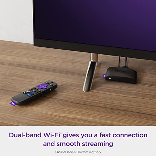 Roku Express 4K+ | Streaming Media Player HD/4K/HDR with Smooth Wireless Streaming and Roku Voice Remote with TV Controls, Includes Premium HDMI® Cable