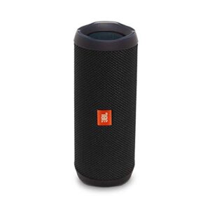 jbl flip 4, black – waterproof, portable & durable bluetooth speaker – up to 12 hours of wireless streaming – includes noise-cancelling speakerphone, voice assistant & jbl connect+