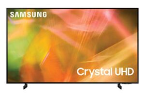 samsung 43-inch class crystal 4k uhd au8000 series hdr, 3 hdmi ports, motion xcelerator, tap view, pc on tv, q symphony, smart tv with alexa built-in (un43au8000fxza, 2021 model)