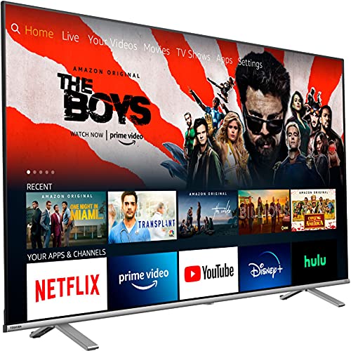 Toshiba 50-inch Class C350 Series LED 4K UHD Smart Fire TV (50C350KU, 2021 Model)