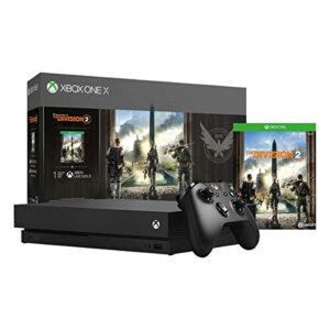 xbox one x 1tb console – tom clancy’s the division 2 bundle (renewed) (2017 model)