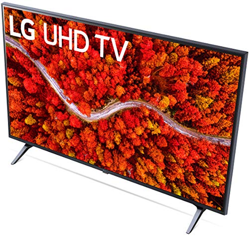 LG 80 Series 43” Alexa Built-in, 4K UHD Smart TV, Native 60Hz Refresh Rate, Dolby Cinema, Director Settings, Gaming Mode, with Magic Remote (43UP8000, Old Model)