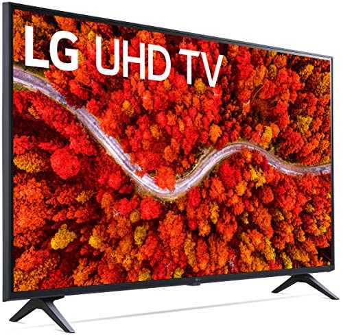 LG 80 Series 43” Alexa Built-in, 4K UHD Smart TV, Native 60Hz Refresh Rate, Dolby Cinema, Director Settings, Gaming Mode, with Magic Remote (43UP8000, Old Model)