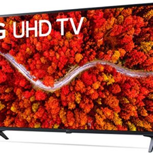 LG 80 Series 43” Alexa Built-in, 4K UHD Smart TV, Native 60Hz Refresh Rate, Dolby Cinema, Director Settings, Gaming Mode, with Magic Remote (43UP8000, Old Model)