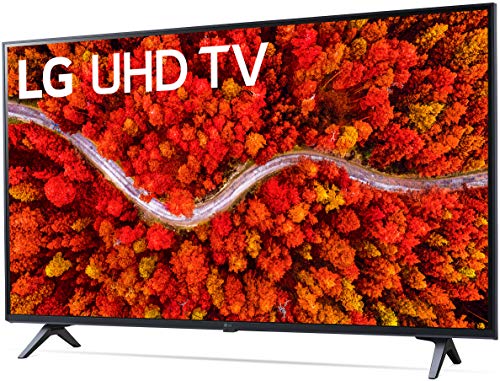 LG 80 Series 43” Alexa Built-in, 4K UHD Smart TV, Native 60Hz Refresh Rate, Dolby Cinema, Director Settings, Gaming Mode, with Magic Remote (43UP8000, Old Model)