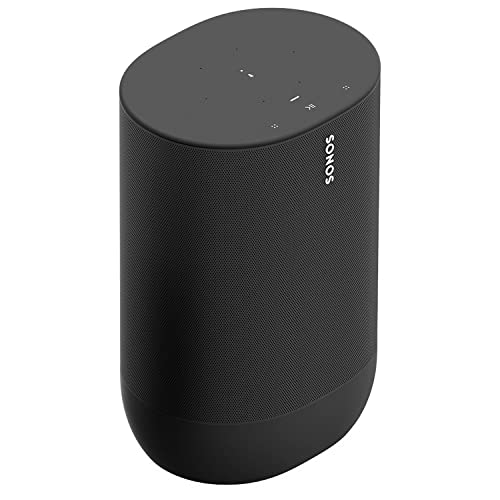 Sonos Move - Battery-Powered Smart Speaker, Wi-Fi and Bluetooth with Alexa Built-in - Black​​​​​​​