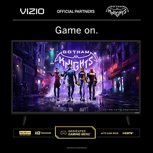 VIZIO 24-inch D-Series Full HD 1080p Smart TV with Apple AirPlay and Chromecast Built-in, Alexa Compatibility, D24f-J09, 2022 Model