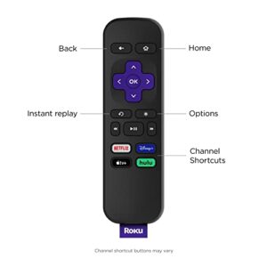 Roku Premiere | HD/4K/HDR Streaming Media Player, Simple Remote and Premium HDMI Cable, Black