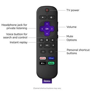 Roku Ultra 2020 | Streaming Media Player HD/4K/HDR, Bluetooth Streaming, andRoku Voice Remote with Headphone Jack and Personal Shortcuts, includes Premium HDMI Cable (Renewed)