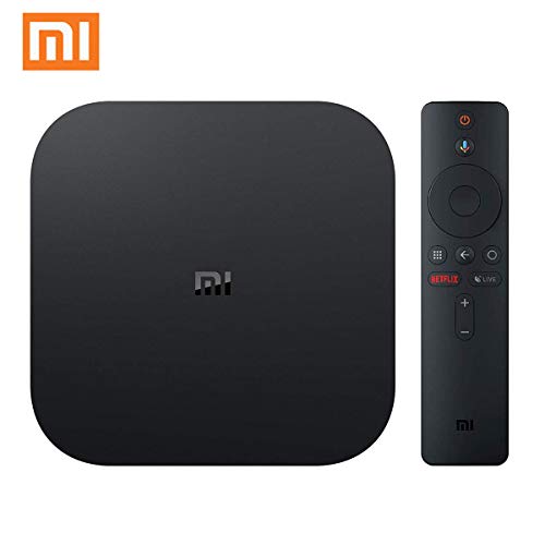 Xiaomi Mi Box S Android TV with Google Assistant Remote Streaming Media Player - Chromecast Built-in - 4K HDR - Wi-Fi - 8 GB - Black