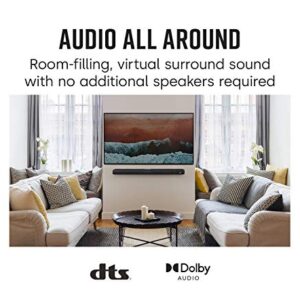 Polk Audio React Sound Bar, Dolby & DTS Virtual Surround Sound, Next Gen Alexa Voice Engine with Calling & Messaging Built-in, Expandable to 5.1 with Matching React Subwoofer & SR2 Surround Speakers