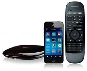 logitech 915-000194 – harmony smart remote control with smartphone app – black (renewed)
