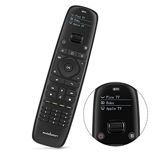 SofaBaton U1 Universal Remote with OLED Display and Smartphone APP, All in One Universal Remote Control for up to 15 Entertainment Devices, Compatible with Smart TVs/DVD/STB/Projector so on