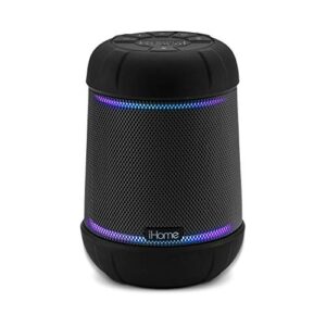 ihome ibt158 smart bluetooth speaker – with alexa built-in and color changing led lights – perfect portable audio device for parties, outdoors, and other events