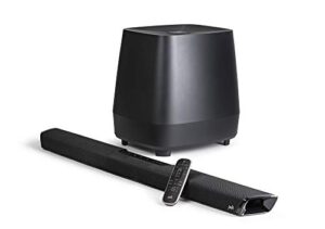 polk audio magnifi 2 sound bar & wireless subwoofer (2020 model) with 3d audio & built-in chromecast – universal 4k compatibility – hdmi & optical cables included
