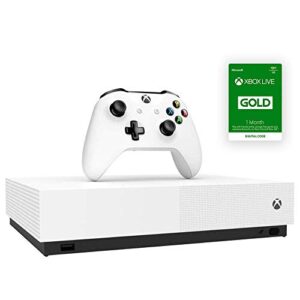 microsoft – xbox one s 1tb all-digital edition console with xbox one wireless controller (renewed)