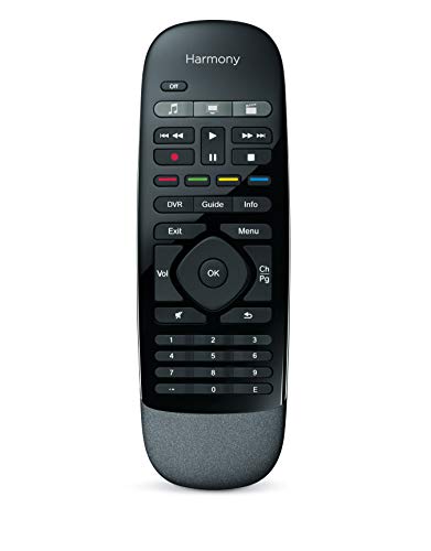 Logitech Harmony Smart Control with Smartphone App and Simple All in One Remote - Black