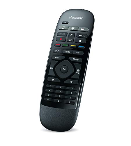 Logitech Harmony Smart Control with Smartphone App and Simple All in One Remote - Black