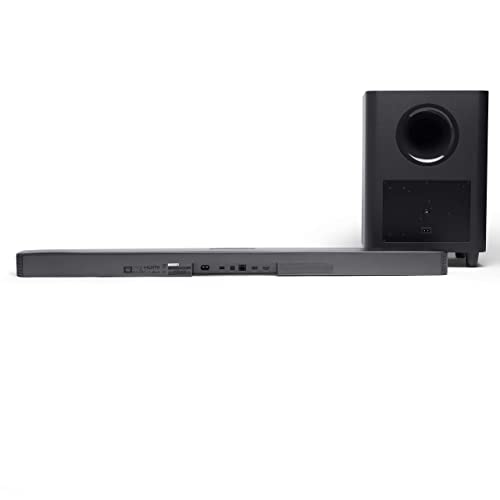 JBL JBL2GBAR51IMBLKAM Bar 5.1 Soundbar with Built-in Virtual Surround, 4K and 10" Wireless Subwoofer (Renewed)