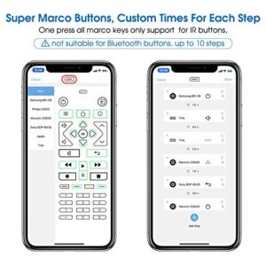SofaBaton Universal Remote Control with Mobile Phone APP, Super Easy One-Click Universal Remote for FirTV/Roku/Nvidia Shield/Vizio/Marantz/Yamaha Streaming Players (Support IR & Blutooth Devices)