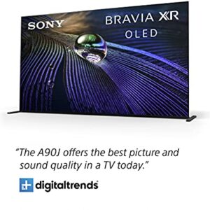 Sony A90J 55 Inch TV: BRAVIA XR OLED 4K Ultra HD Smart Google TV with Dolby Vision HDR and Alexa Compatibility XR55A90J- 2021 Model