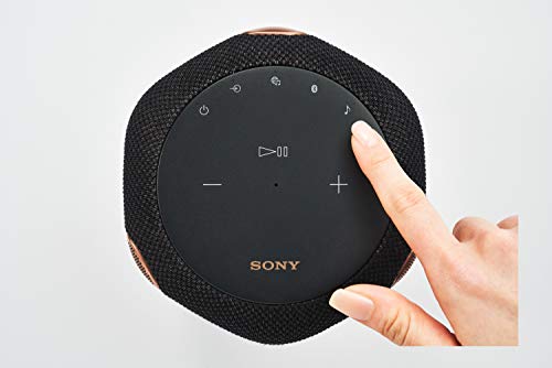 Sony SRS-RA3000 360 Reality Audio Wi-Fi / Bluetooth Wireless Speaker, Works with Alexa and Google Assistant, Black