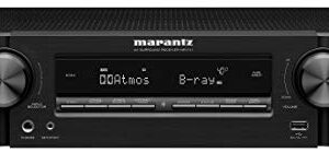 Marantz NR1711 8K Slim 7.2 Channel Ultra HD AV Receiver (2020 Model) – Wi-Fi, Bluetooth, HEOS Built-in, Alexa & Smart Home Automation - 8K Videos & Multi-Room Streaming