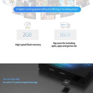 T95 Android TV Box 10.0 2GB RAM 16GB ROM 6K Ultra HD, AllWinner H616 64bit Support 3D USB HD H.265 2.4/5GHz Dual WiFi Ethernet Android Box