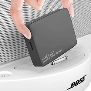 LAYEN BS-1 30 Pin Bluetooth Adapter Audio Receiver for Bose SoundDock and iPod iPhone Docking Station - Wireless Bluetooth Converter for Speakers with 30 Pin (Not Suitable for Cars)