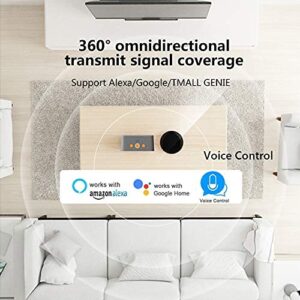 Smart IR Remote Control,All in One IR Blaster Control, Universal WiFi Infrared Remote Control for TV DVD Air Conditioner STB etc,Compatible with Alexa, Google Assistant