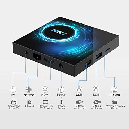 Android TV Box 10.0 T95 Android Box 2GB RAM 16GB ROM 6K Ultra HD AllWinner H616 64bit Support 3D USB HD H.265 2.4/5GHz Dual WiFi Ethernet Android TV Box