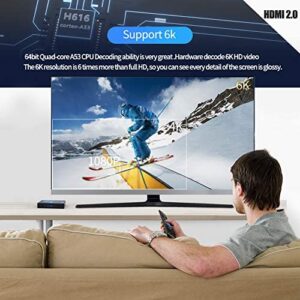 Android TV Box 10.0 T95 Android Box 2GB RAM 16GB ROM 6K Ultra HD AllWinner H616 64bit Support 3D USB HD H.265 2.4/5GHz Dual WiFi Ethernet Android TV Box