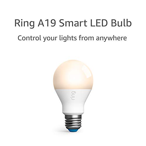 Ring A19 Smart LED Bulb, White (Bridge required)