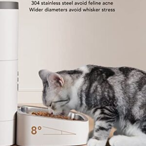 PETLIBRO Automatic Cat Feeders, Cat Food Dispenser with Customize Feeding Schedule, WiFi Timed Cat Feeder with Interactive Voice Recorder, Automatic Pet Feeder for Cat Dog 1-4 Meals Dry Food 4L