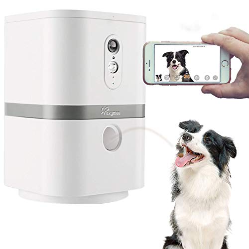 SKYMEE Pet Camera: Owl Robot & Petalk AI II 1080 FHD Pet Camera Treat Dispenser Interactive Toy for Dogs Cats Remote App Control