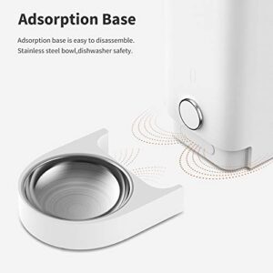 PETKIT Automatic Cat Puppy Feeder with Stainless Steel Bowl, App Control, 10 Portions,10 Meal Plans per Day, Low Food LED Indicator Pet Smart Feeder for Small Animals, Auto Pet Food Dispenser